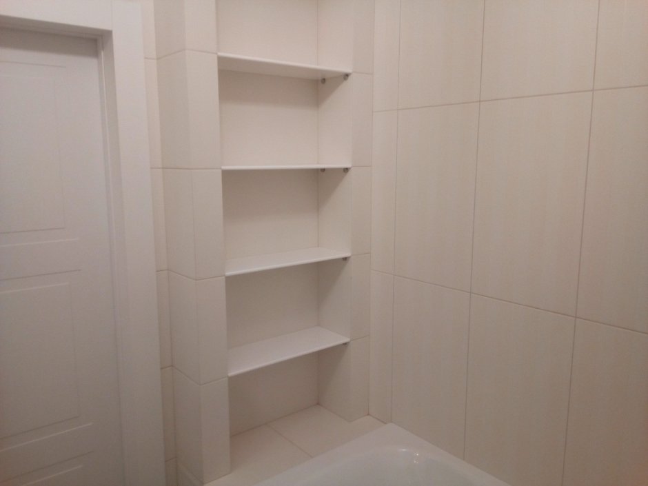 Полочка из искусственного камня в ванную