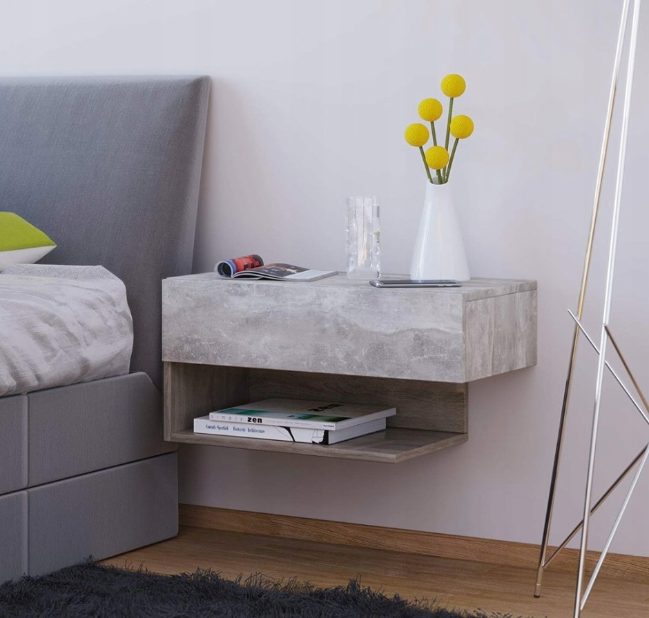 Подвесная прикроватная тумба ikea