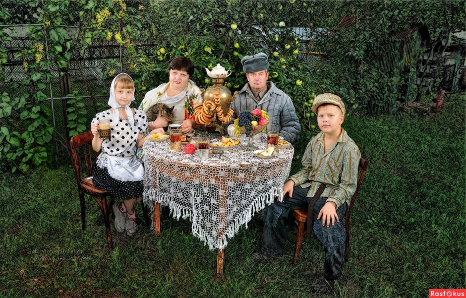 Застолье на даче