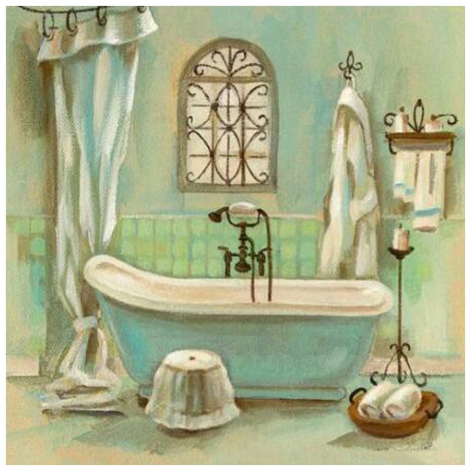 Ванные комнаты в живописи