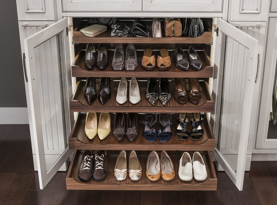 Хранение обуви в шкафу
