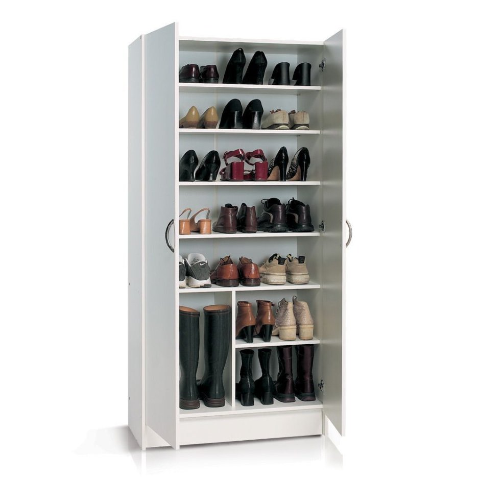 Обувной шкаф слим на 30 пар обуви