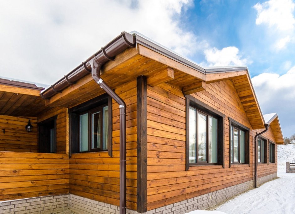 Maison bois краска по дереву бежевая