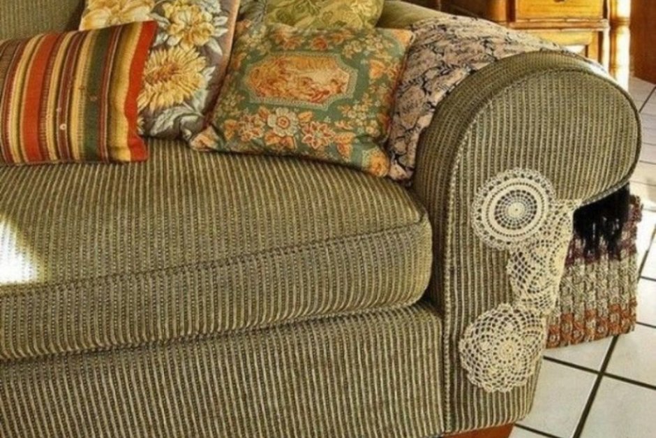 Декор старого дивана