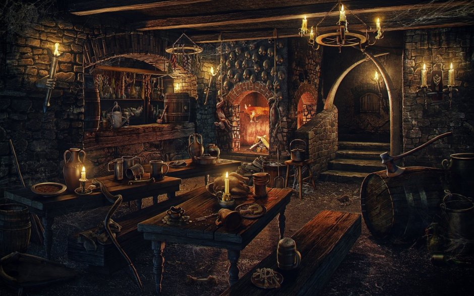 The Elder Scrolls арт таверны