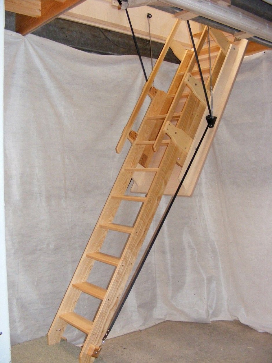 Слайдер чердачная лестница с люком