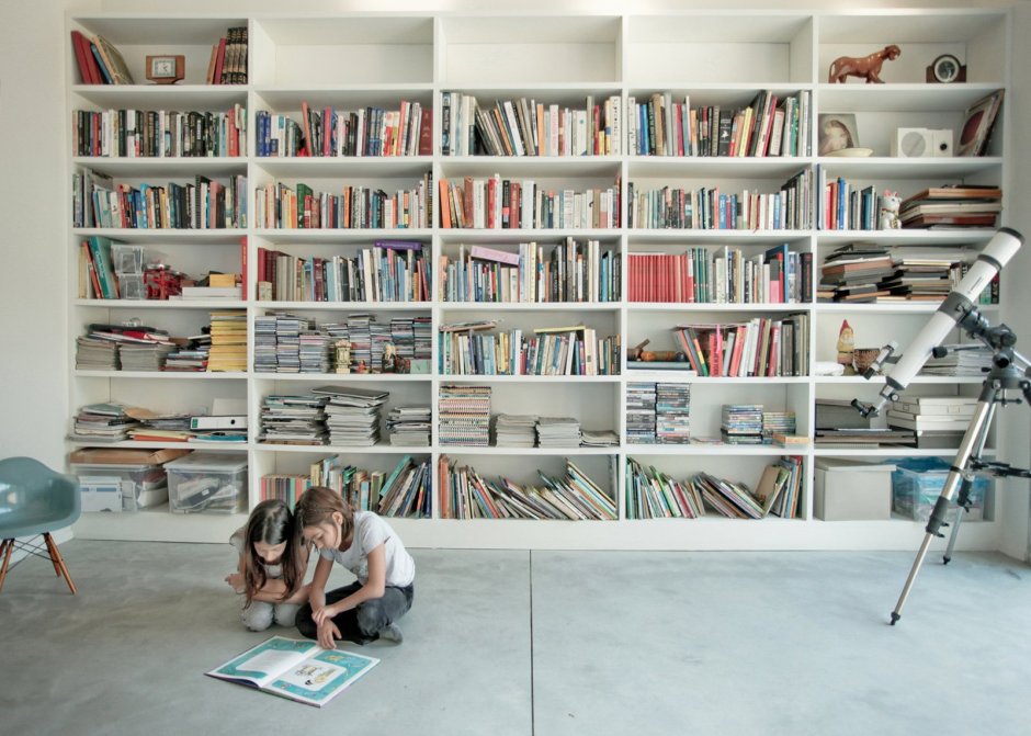 Library Wall from the Side