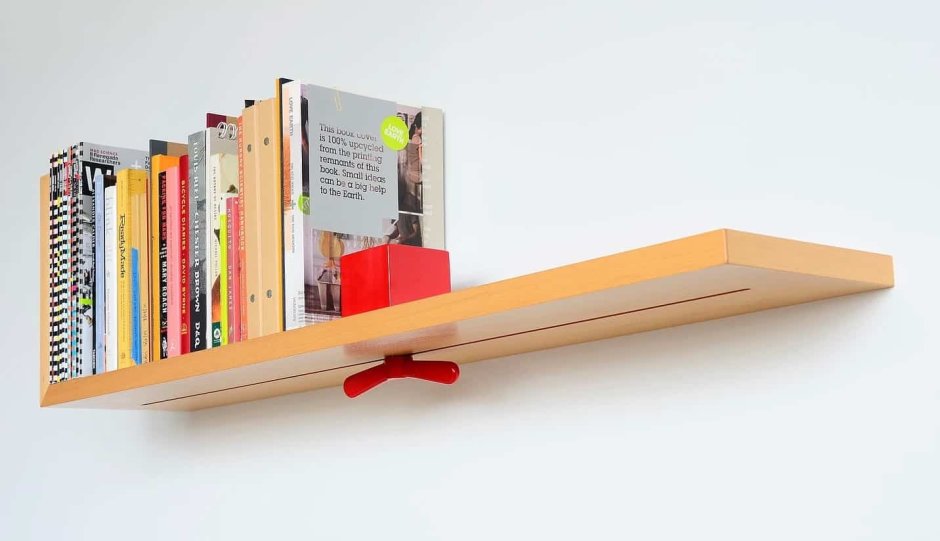 Полка для книг с ограничителем