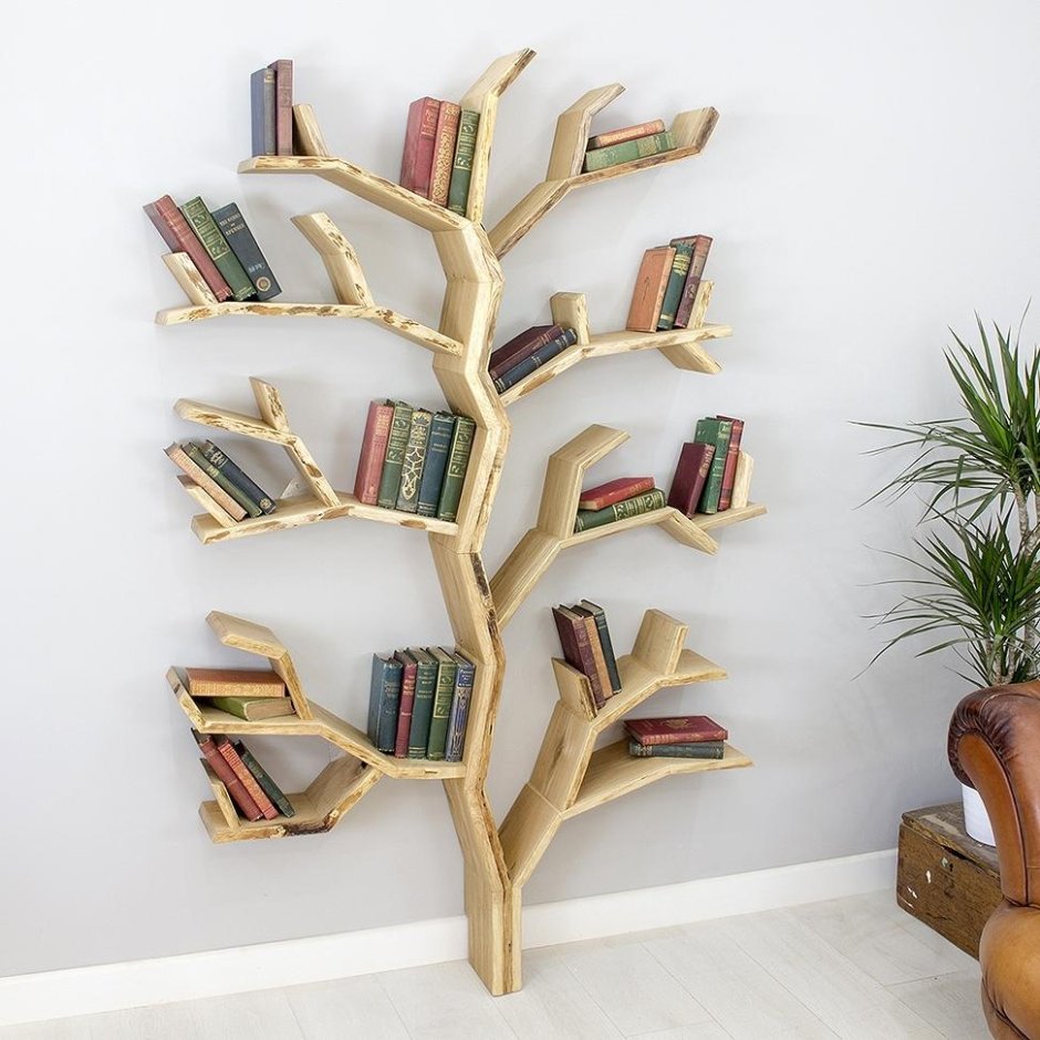Книжная полка дерево