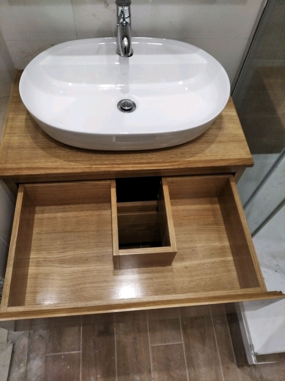 Тумба подвесная Sanita Luxe best 65-20 50x62x30 см дуб Кельтик