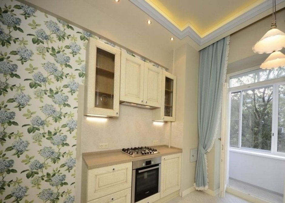 Красивый недорогой ремонт кухни