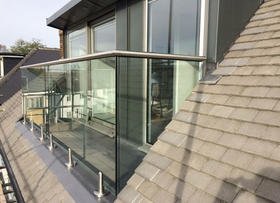 Стеклянное ограждение Алютех