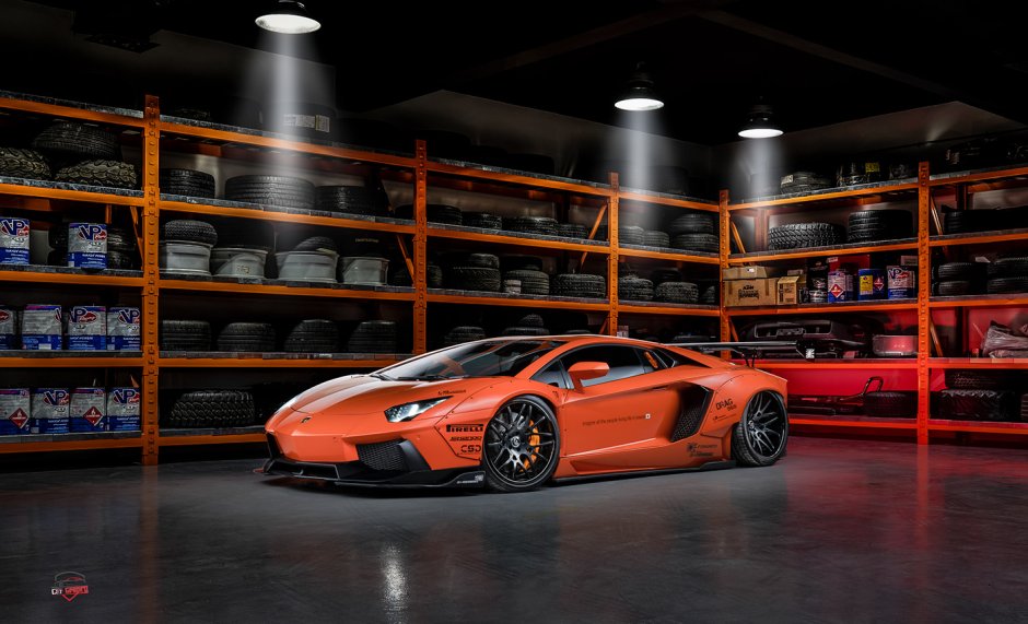 Lamborghini Huracan оранжевая а4