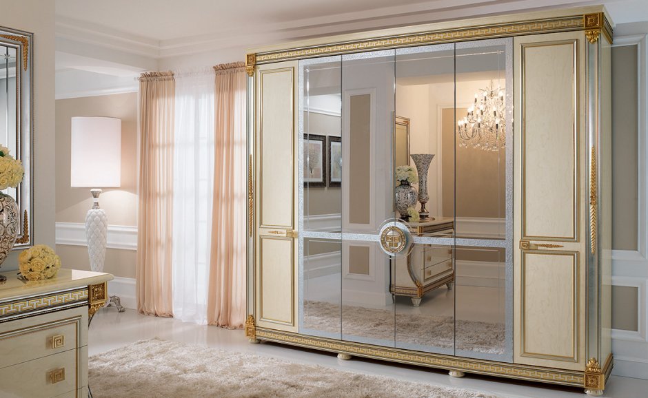 Liberty (arredo Classic) шкаф 4 дв./2 зеркала