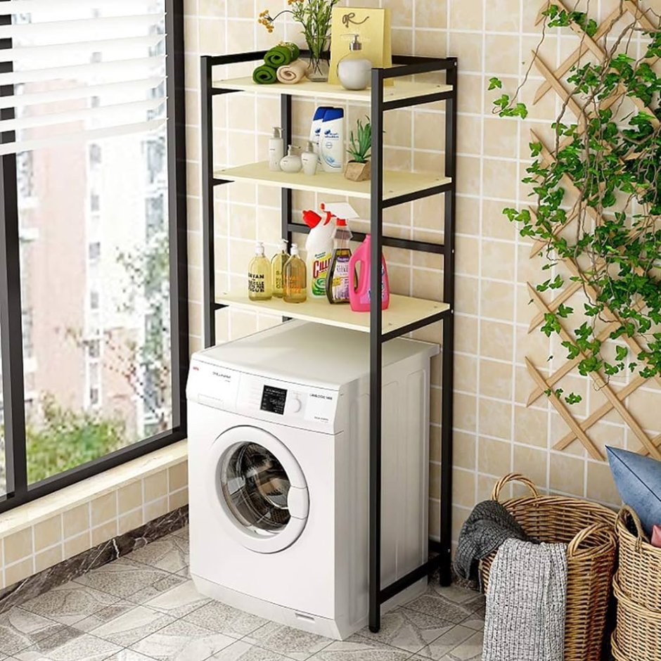 Стеллаж над стиральной