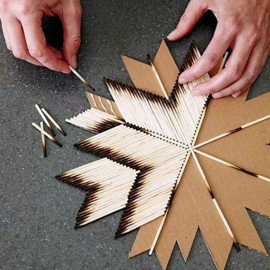 Поделки из спичек