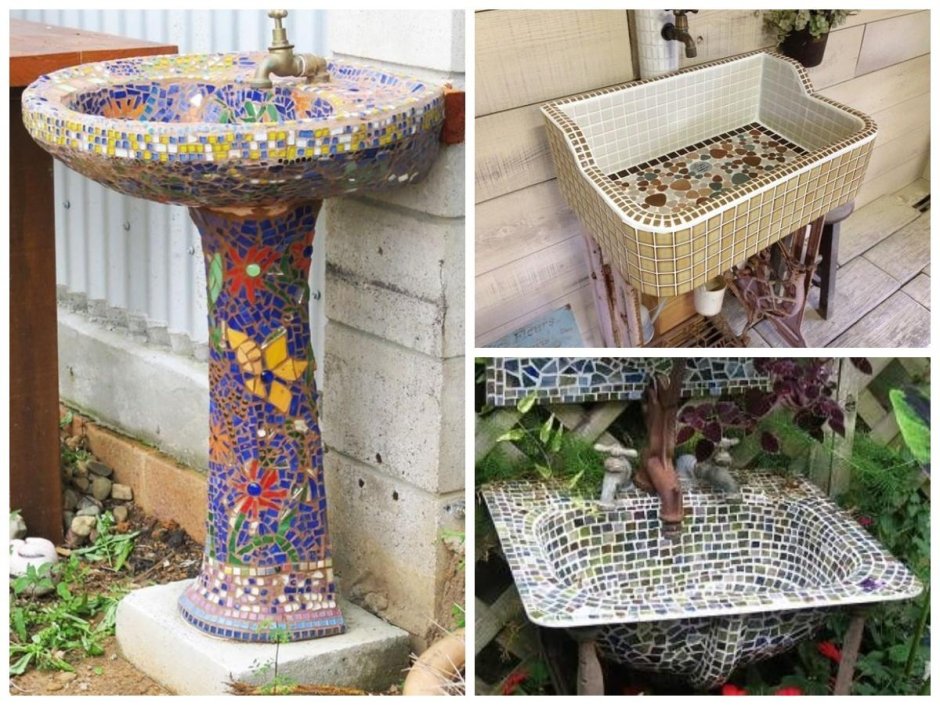 Из старой раковины
