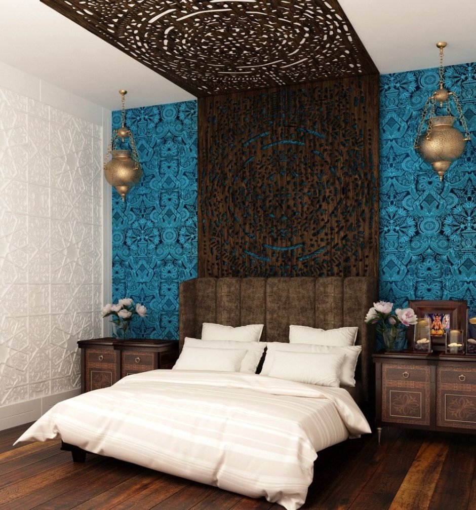 Спальня в Восточном стиле в марокканском