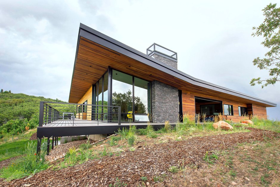 Проект дома на склоне House Wiesenhof