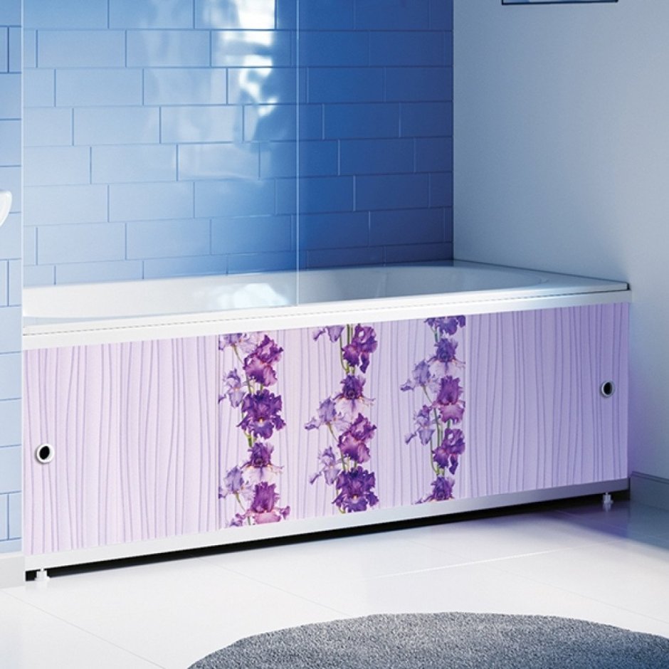 Экран под ванну 1.5м Оптима Decor 032 Ирис