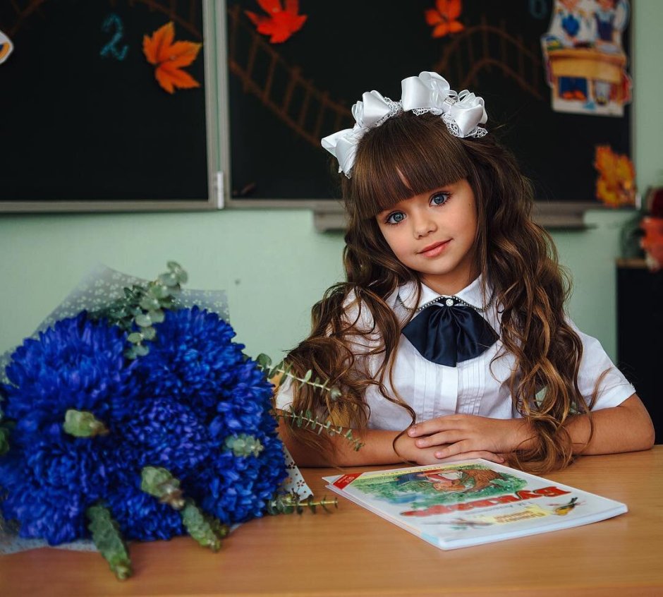 Первоклассница Анастасия Князева