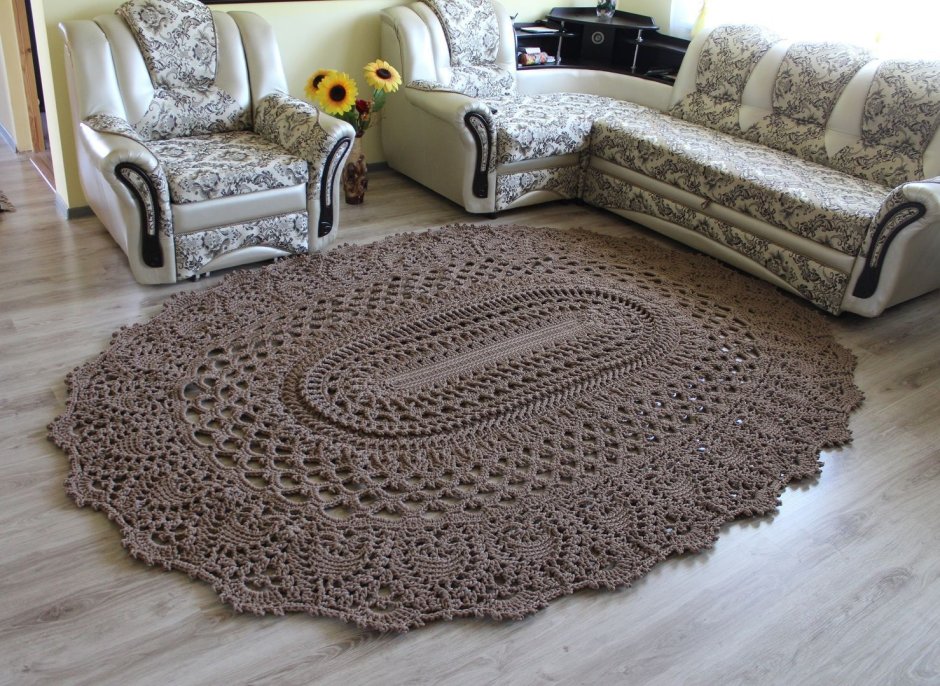 Ковер крючком Crochet Rug