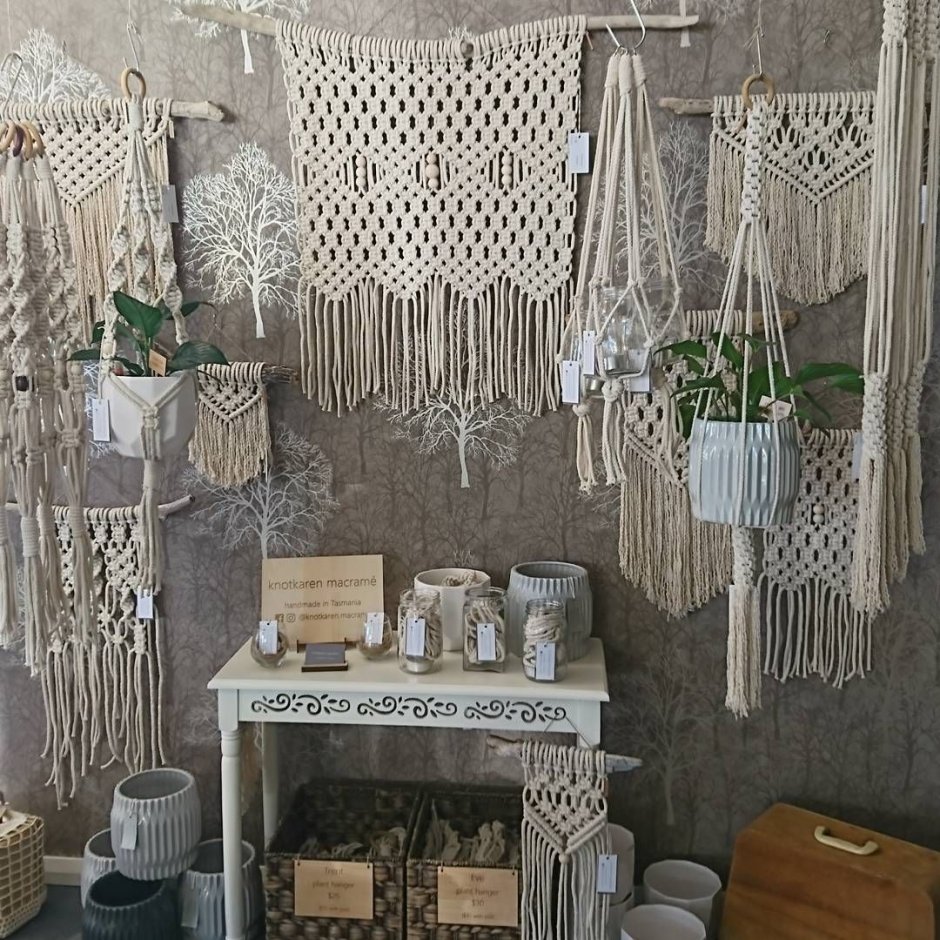 Модное макраме в интерьере