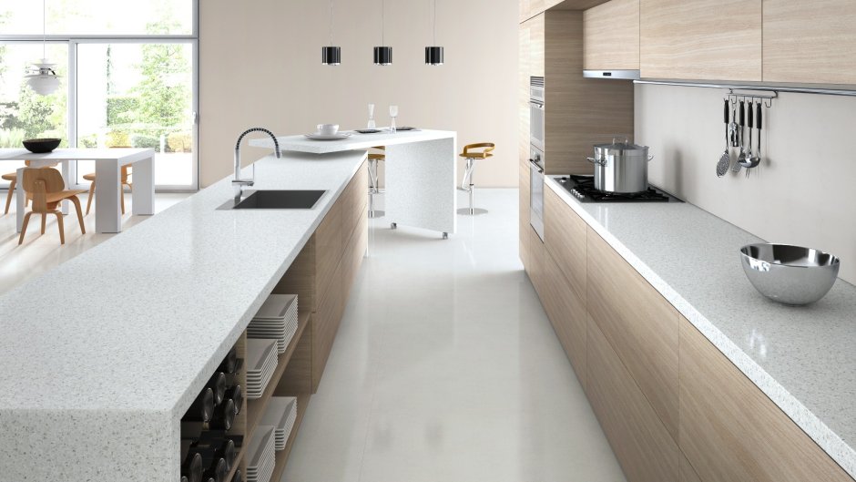 Столешница White Quartz Caesarstone