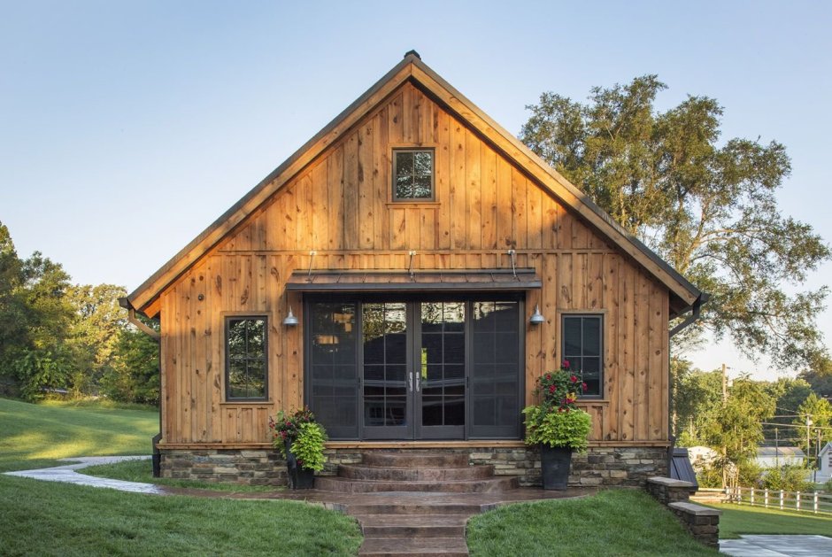 Дом-сарай в Голландии Barn House Eelderwolde
