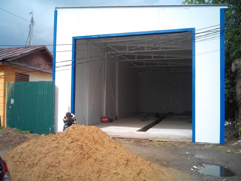 Панели для строительства гаража