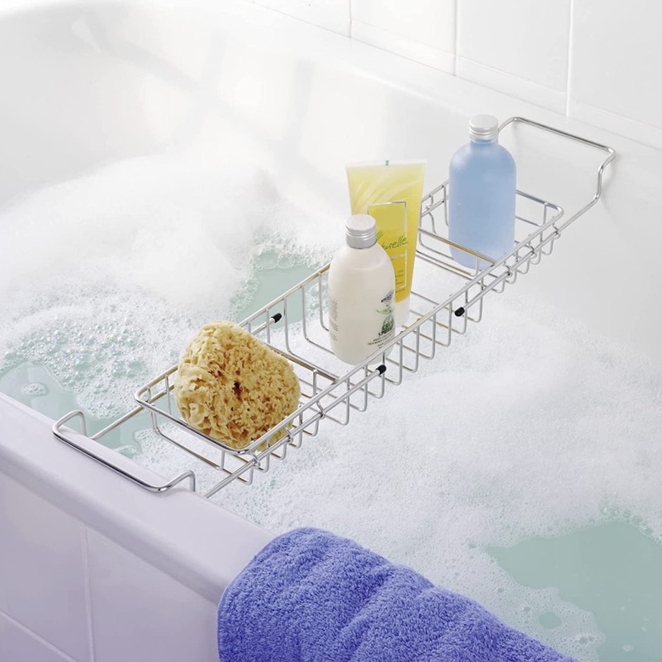 Полка для ванны раздвижная Bath Tray
