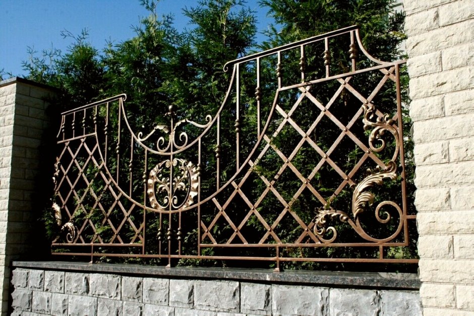 Кованые заборчики