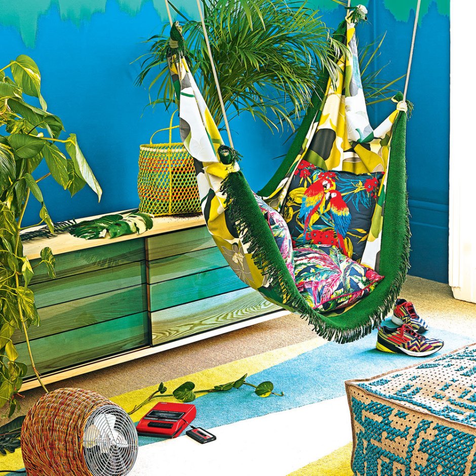 Детская комната в тропическом стиле