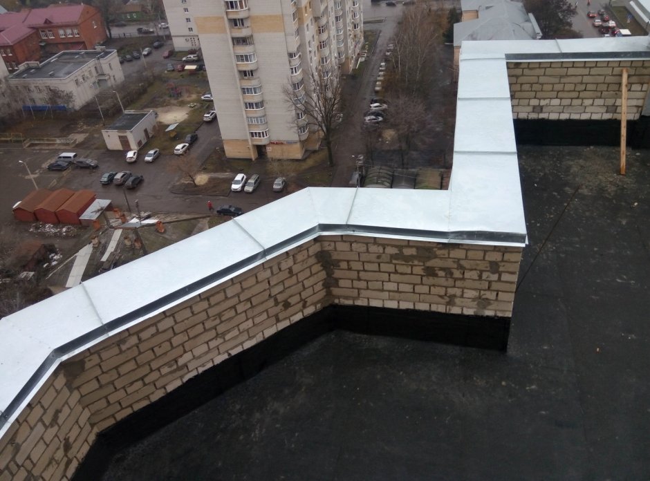 П44 металлический парапет