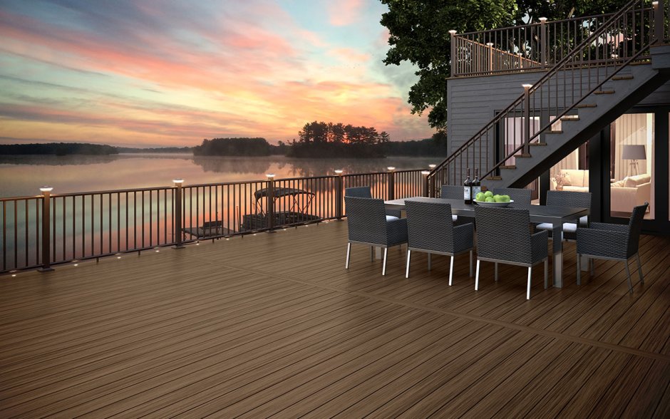 Went outside on the Deck