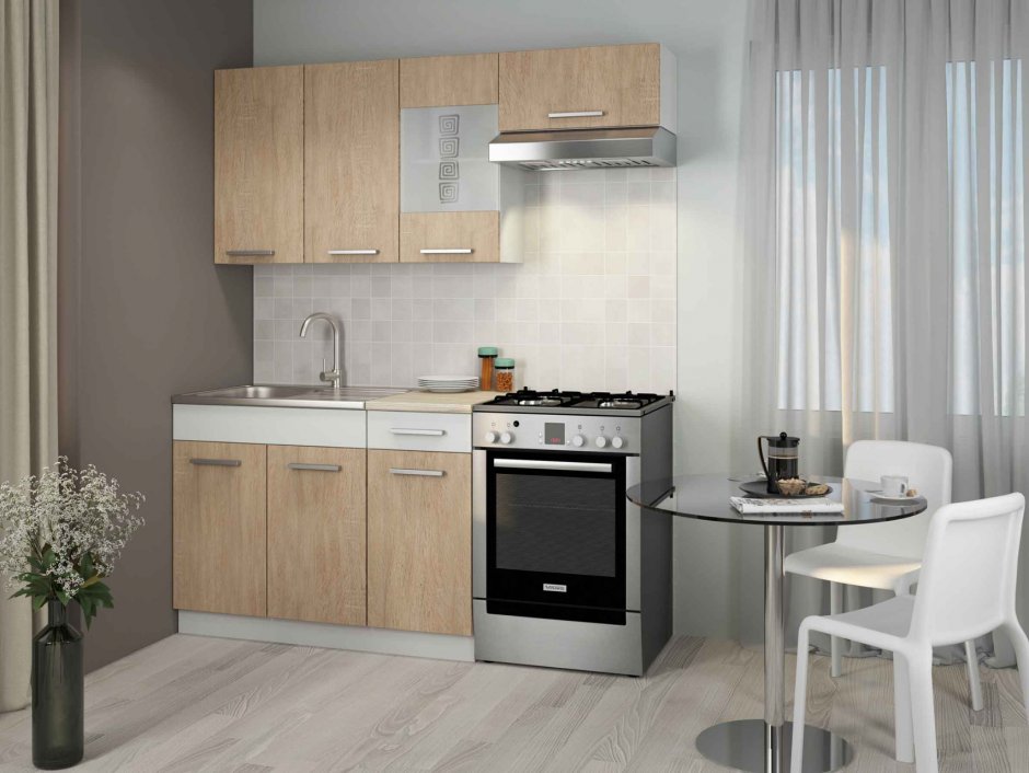 Кухня эконом point 150 белый