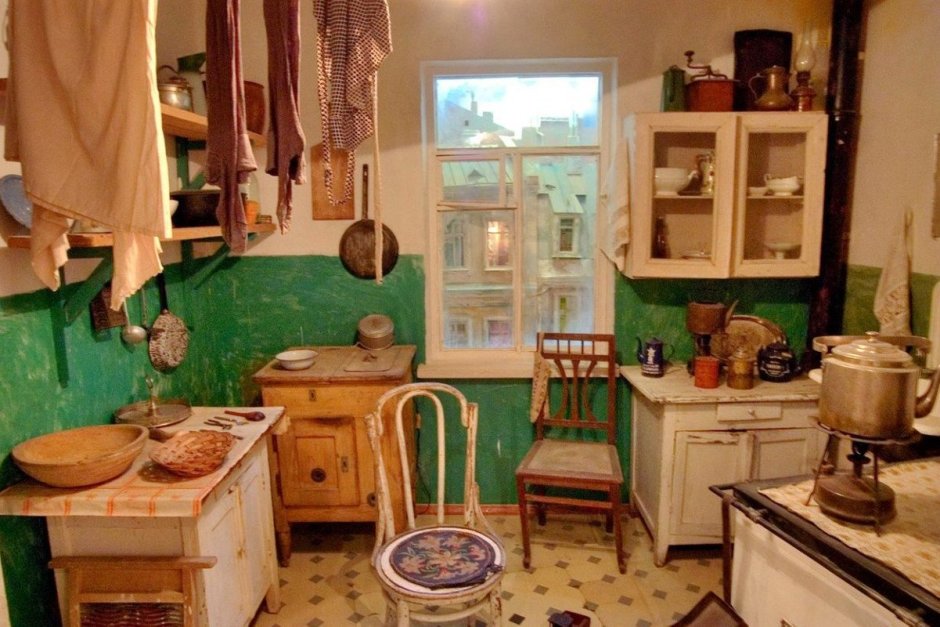 Советская кухня интерьер