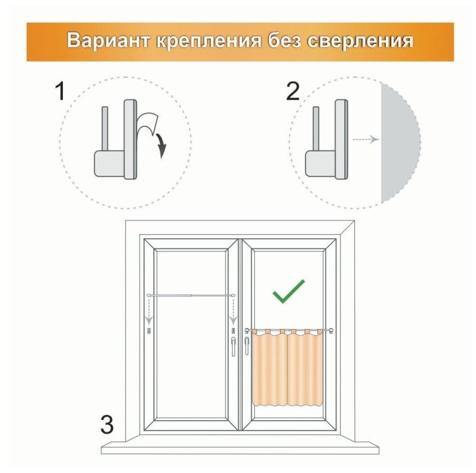 Карниз на раму без сверления