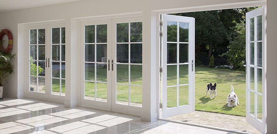 Французские двери VEKA