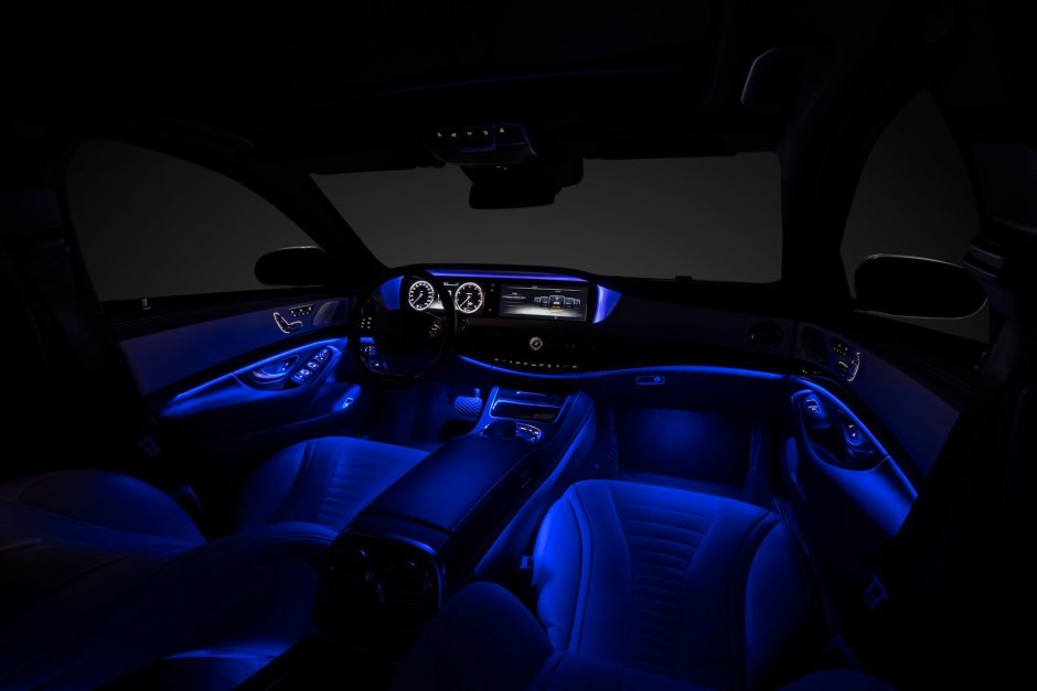 Подсветка салона Мерседес w222