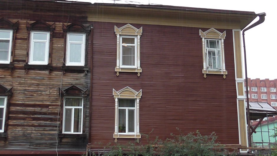 Фасады старых домов