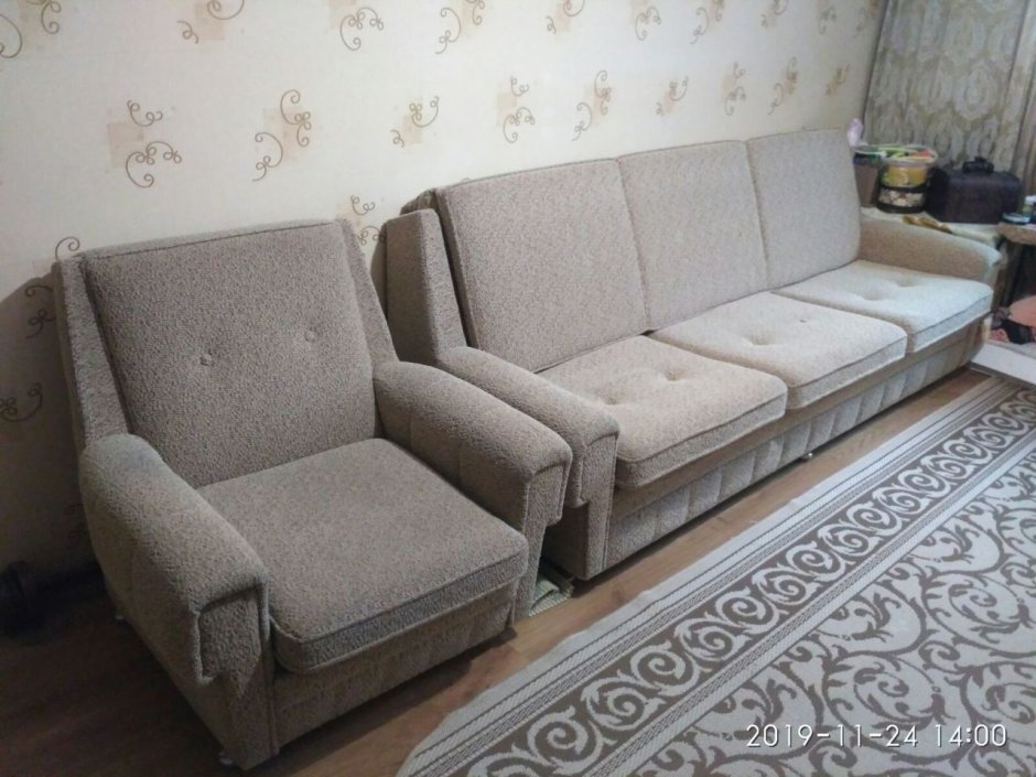 Югославский диван и кресла