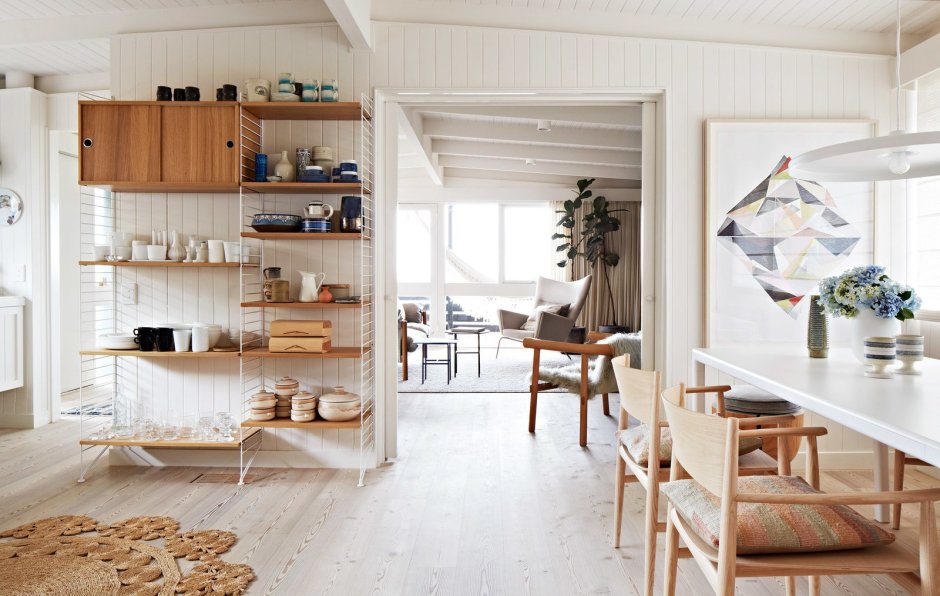 Деревянная мебель в скандинавском интерьере
