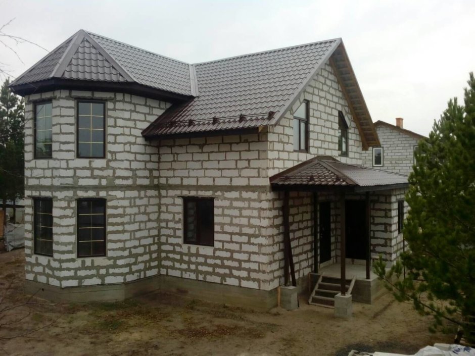 Дом с газоблока