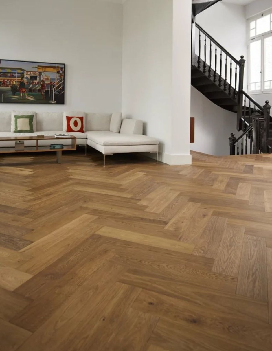 Паркет Herringbone дуб Каспиан