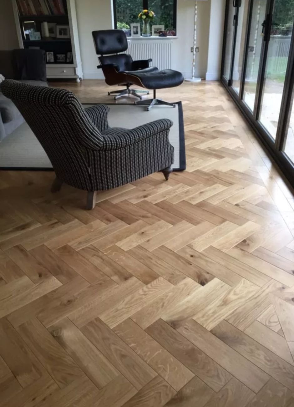 SPC ламинат Herringbone