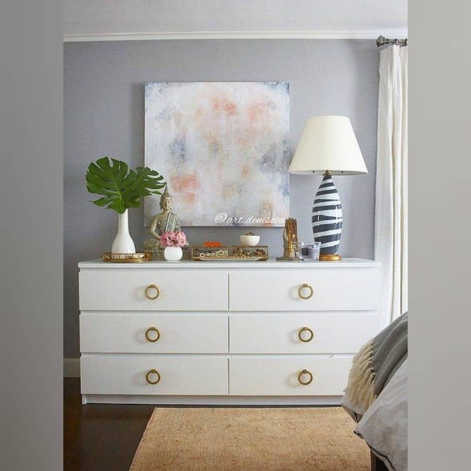 Комод Malm ikea в интерьере