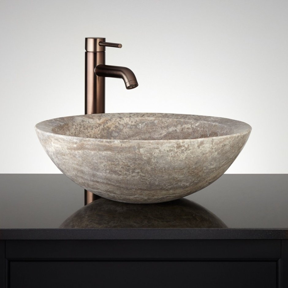 Custom Travertine Sink