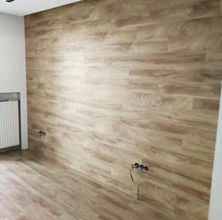 Стены из ламината в квартире