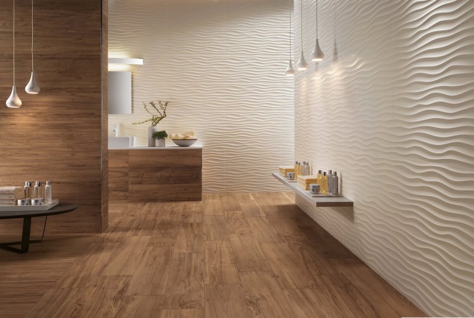 Плитка Atlas Concorde 3d Wall Design Dune White Matt